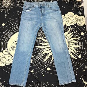Freeworld Jeans Men's 36x31 Blue Cotton Denim Straight Faded Workwear Stretch
